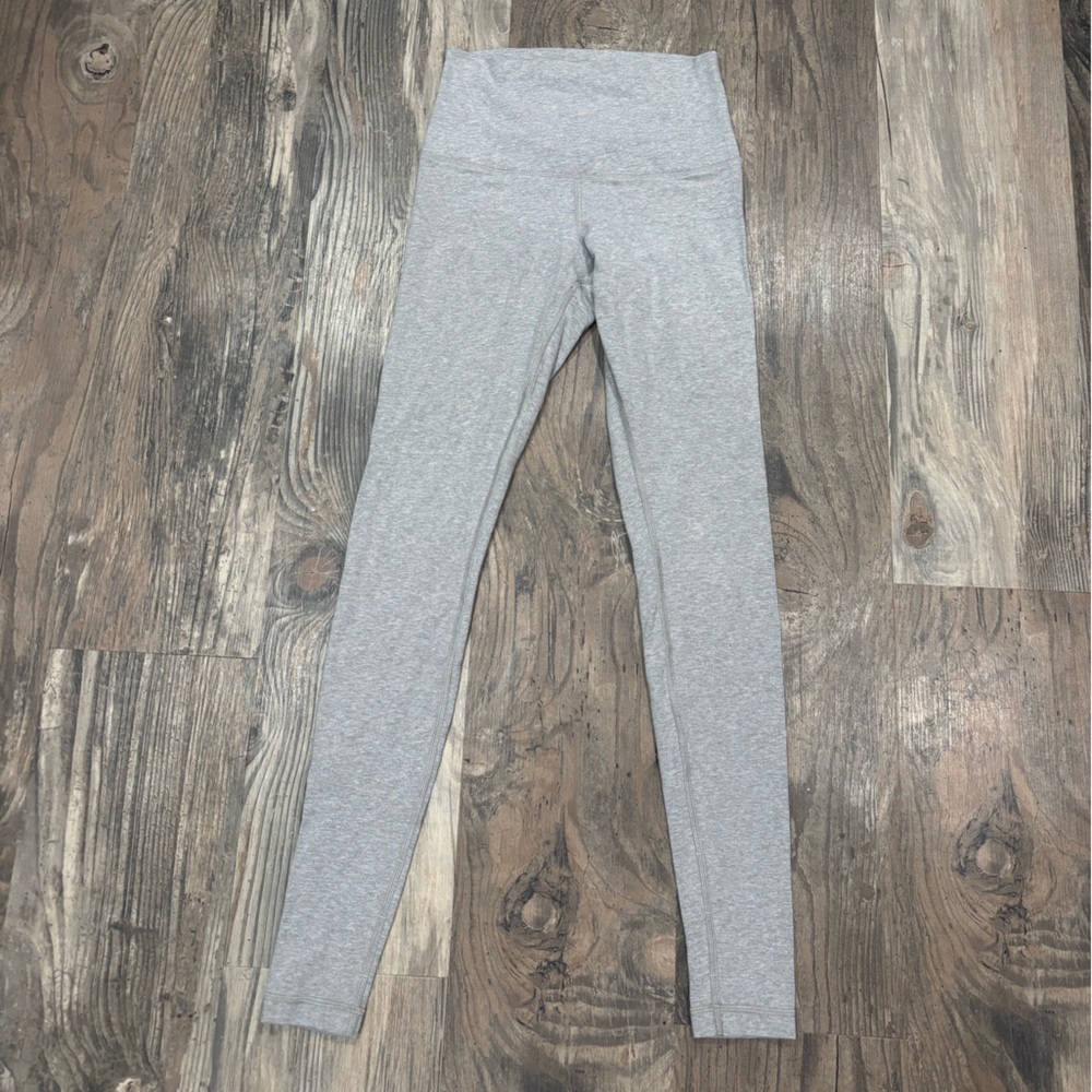 NWOT Lululemon grey high waisted leggings